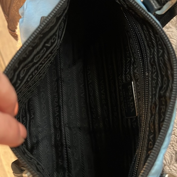 PRADA Nylon Blue Long Strap Shoulder bag casual / sporty look - priced to sell - Picture 14 of 17